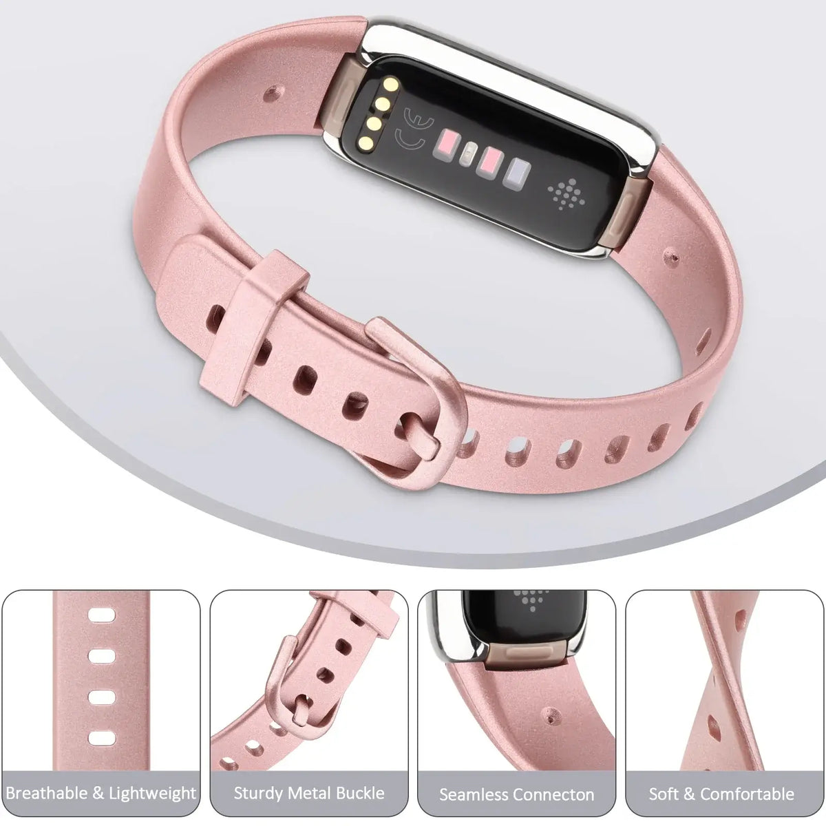 Bracelet de montre en silicone résistant à l’eau, réglable, pour montre de sport et smartwatch, idéal pour un mode de vie actif | Sansoti