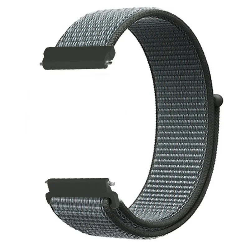 Verstellbares Nylon-Sportarmband für Smartwatches, 20 mm, 22 mm, atmungsaktives Armband, Sportuhr, leicht, Fitness | Sansoti