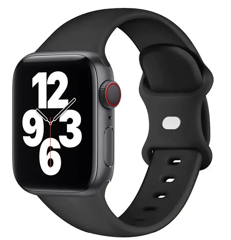 Bracelet de smartwatch en silicone, résistant à l’eau et flexible, bracelet sport doux pour une utilisation quotidienne active | Sansoti