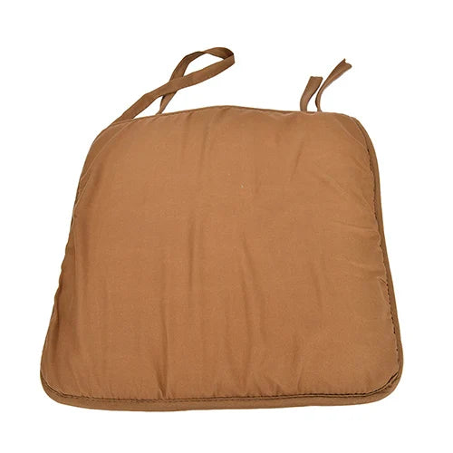 Coussin de chaise 40×40cm en mélange de coton, carré, déperlant, pour chaise de salle à manger, chaise de jardin ou chaise de bureau, intérieur et extérieur | Sansoti