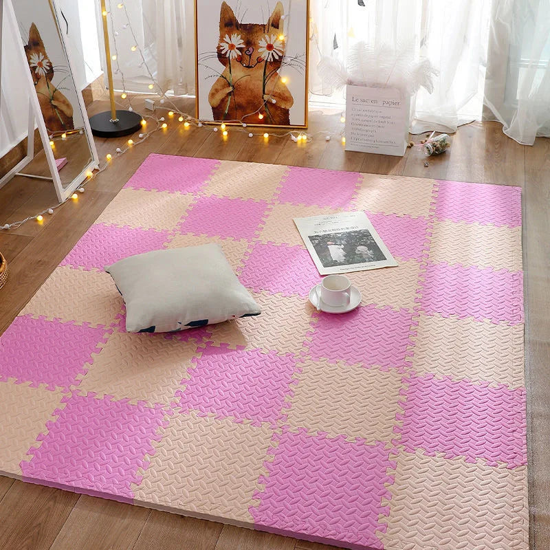Tapis Puzzle Bébé Mousse EVA Dalles 30x30cm Antidérapant Tapis de Jeu Enfants Tapis Ramper Sol Doux Chambre Bébé Salle de Jeu | Restfield
