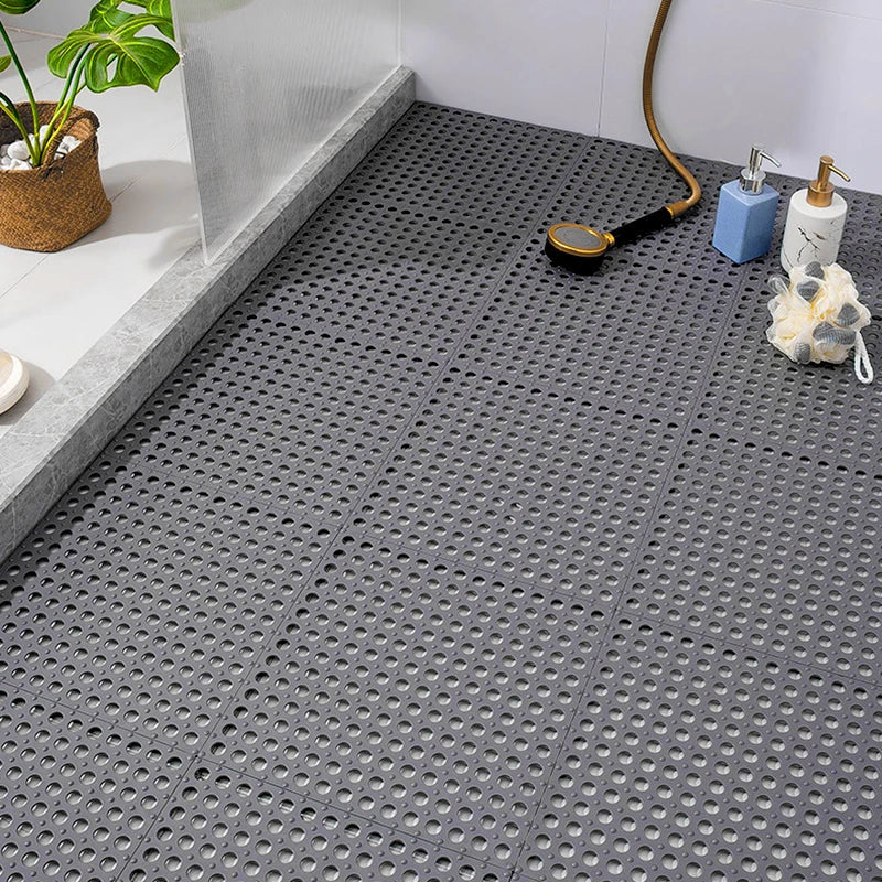 Tapis de douche antidérapant caoutchouc 30x30cm salle de bain étanche anti-moisissure | Restfield