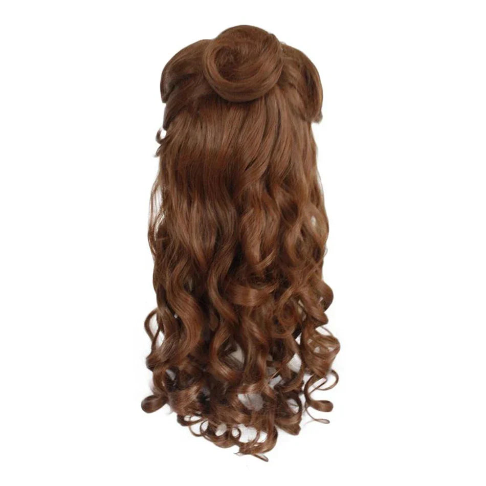 Prinsessenjurk voor Kinderen Cosplay Kostuum met Tiara en Accessoires Geel | Sansoti