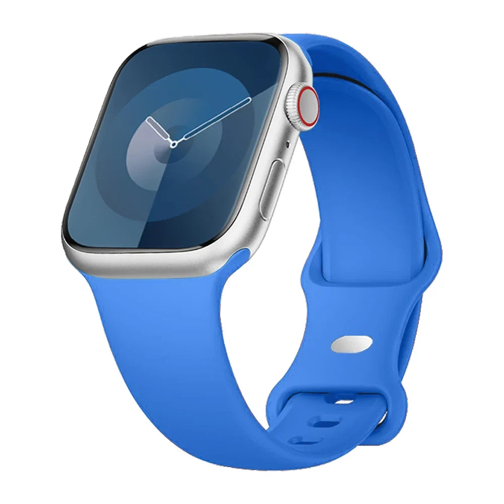 Bracelet de montre en silicone résistant à l’eau, bracelet de sport flexible 38-49 mm pour smartwatch, bracelet de poignet remplaçable et réglable | Sansoti