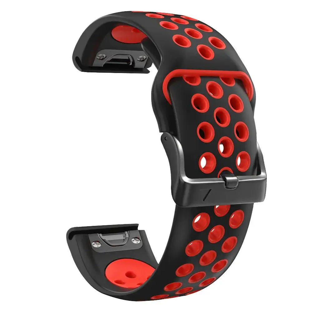 Atmungsaktives Silikonarmband für Smartwatches, QuickFit, Sportarmband, Uhrenarmband, 22 mm, 26 mm, Fitness, Training, Sport | Sansoti