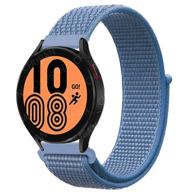 Nylonowy pasek sportowy do smartwatcha 20mm 22mm Oddychający Lekki Pasek typu Loop na nadgarstek Regulowany Trening Fitness | Sansoti