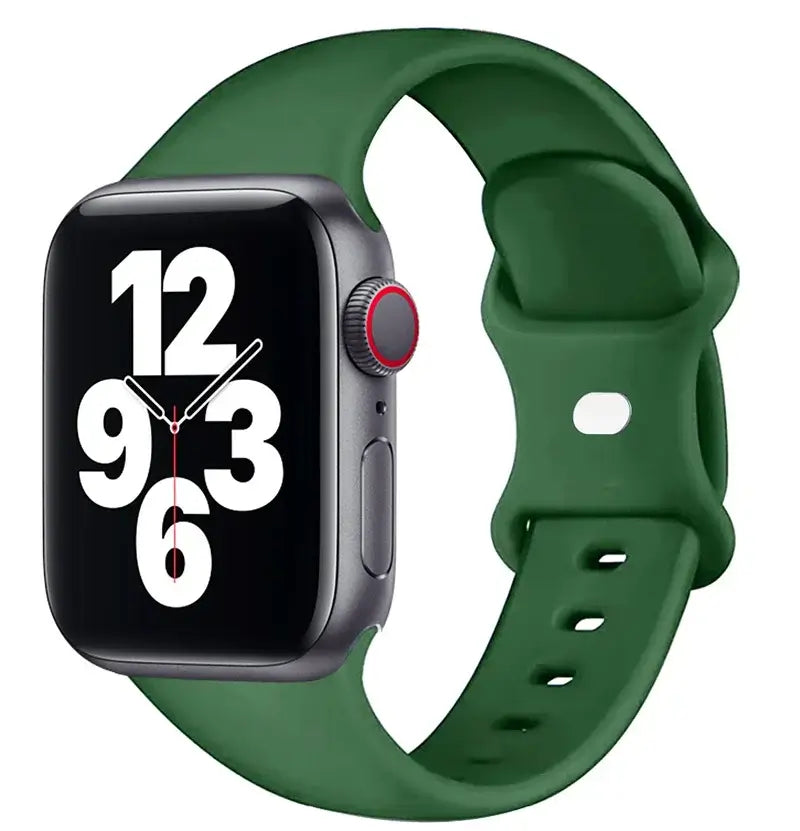 Bracelet de smartwatch en silicone, résistant à l’eau et flexible, bracelet sport doux pour une utilisation quotidienne active | Sansoti