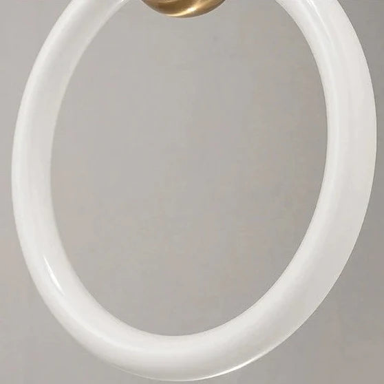 Runde Hängeleuchte mit LED-Ring Aluminium Gold Schwarz Verstellbar Esszimmer Schlafzimmer Wohnzimmer Modernes Design | Sansoti