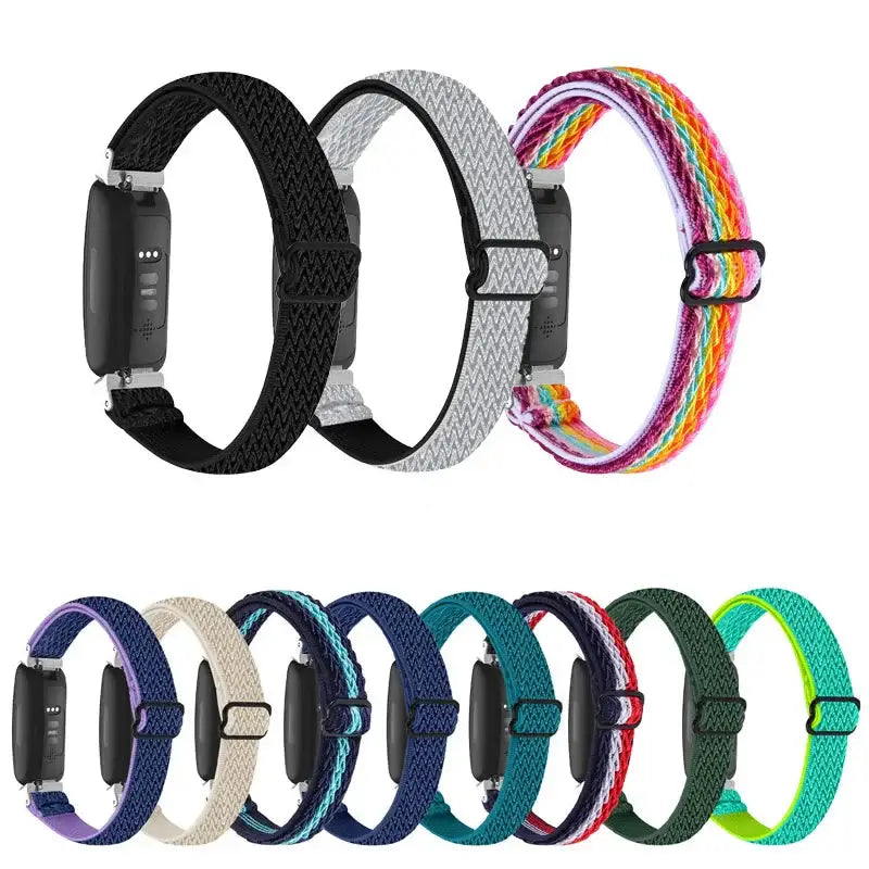 Elastisches Nylonarmband für Smartwatch Verstellbar Sportlich Atmungsaktiv Komfortabel Fitness-Tracker-Accessoire | Sansoti