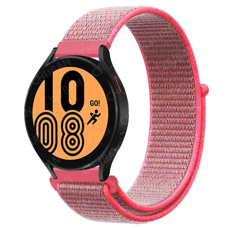 Nylonowy pasek sportowy do smartwatcha 20mm 22mm Oddychający Lekki Pasek typu Loop na nadgarstek Regulowany Trening Fitness | Sansoti