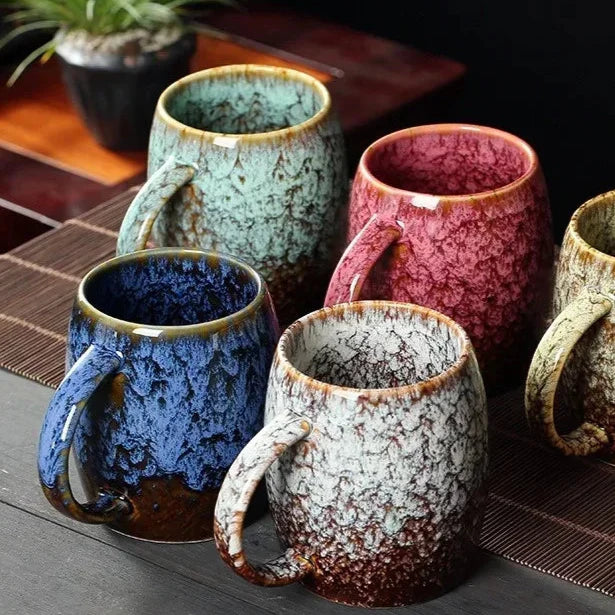 Keramische Koffiemok met Artisanale Afwerking – Tijdloze Elegantie voor Dagelijks Gebruik | Sansoti