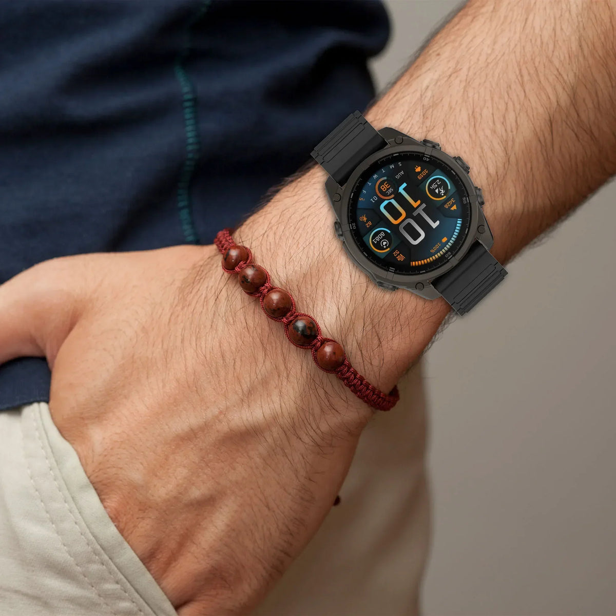 Magnetisches Silikon-Smartwatch-Armband 20 mm, 22 mm, 26 mm, verstellbar, Sportarmband, wasserdicht, komfortabel | Sansoti