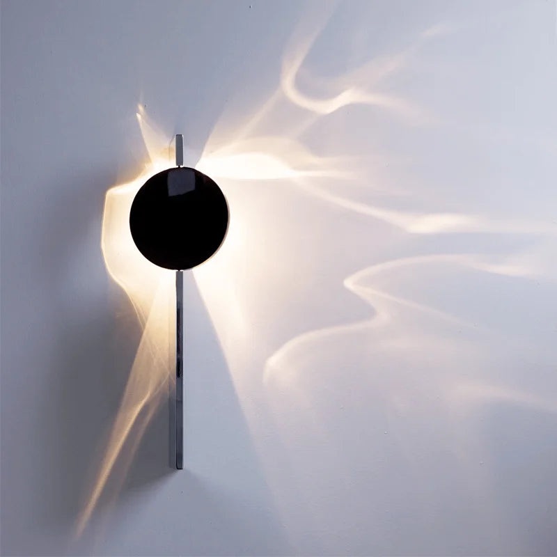 Swivel Wall Lamp with Wavy Design – Modern LED Wall Lighting for Interior | Sansoti