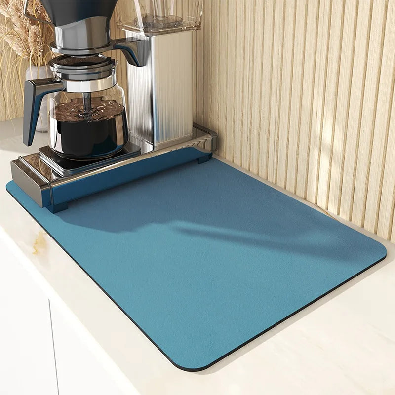 Absorberende Keukenmat Antislip 50x60cm Microvezel Sneldrogend Wasbaar Hygiënisch Vloerkleed Aanrecht | Sansoti