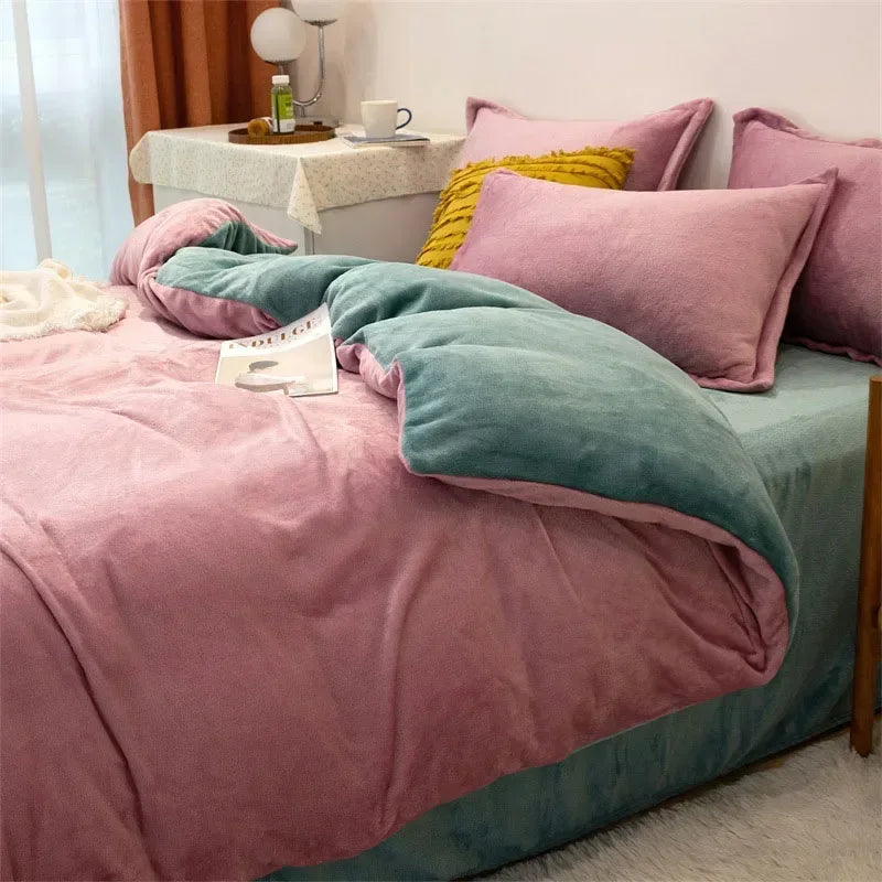 Restfield Flanell Bettbezug Grau – Extra Warm & Weich