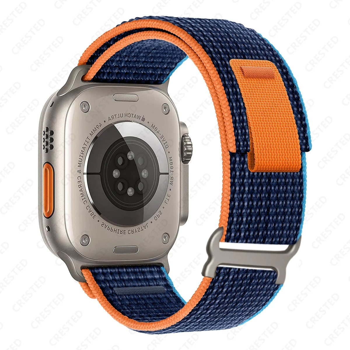 Bracelet de smartwatch en nylon Trail Loop, bracelet sport réglable avec boucle durable, bracelet multicolore pour poignet, actif | Sansoti