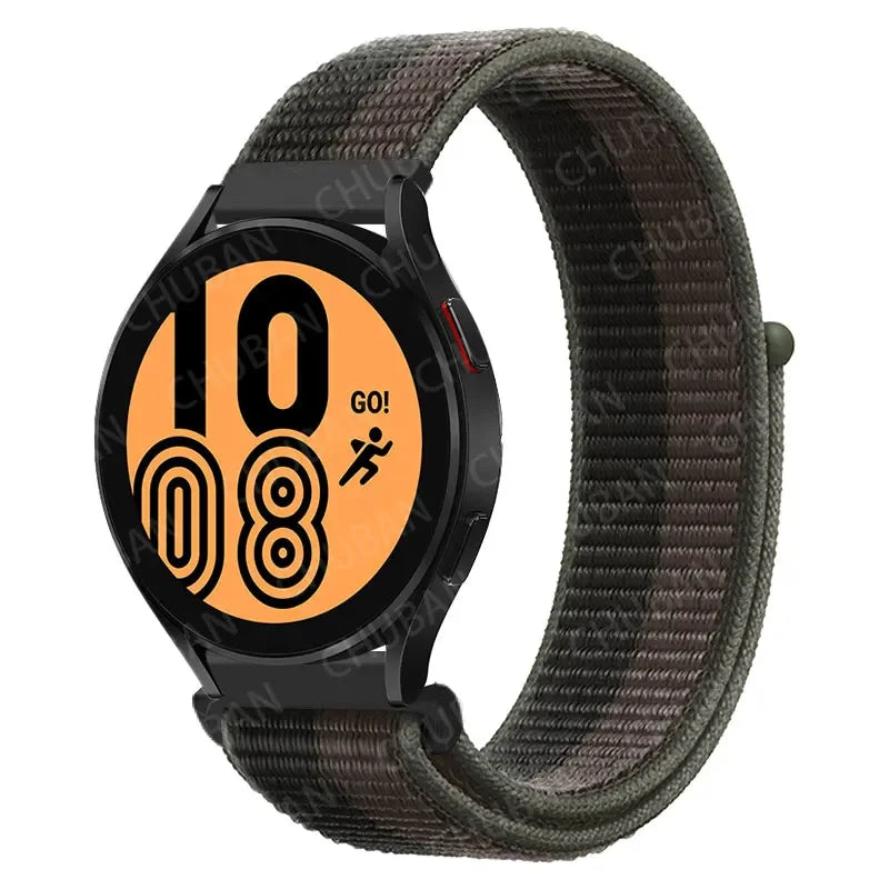 Nylonowy pasek sportowy do smartwatcha 20mm 22mm Oddychający Lekki Pasek typu Loop na nadgarstek Regulowany Trening Fitness | Sansoti