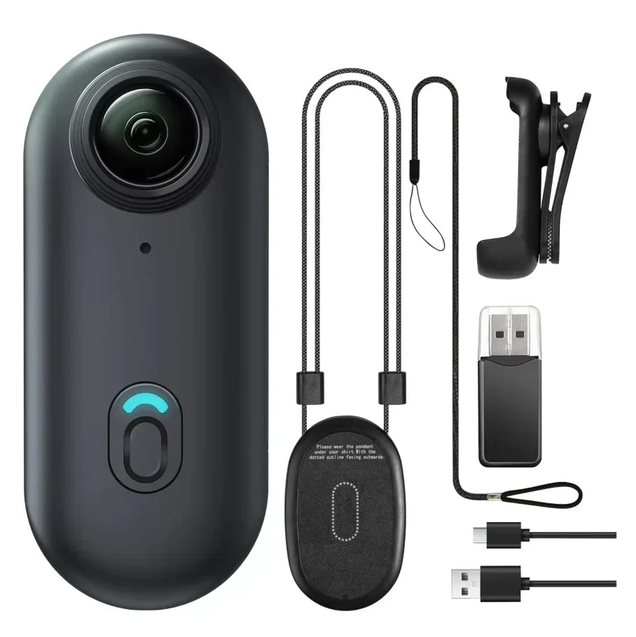 Compacte 4K WiFi Actiecamera – Magnetische Bevestiging, Waterdicht tot 30m, Ultra-Licht Bodycam voor Sport en Vlogging | Sansoti