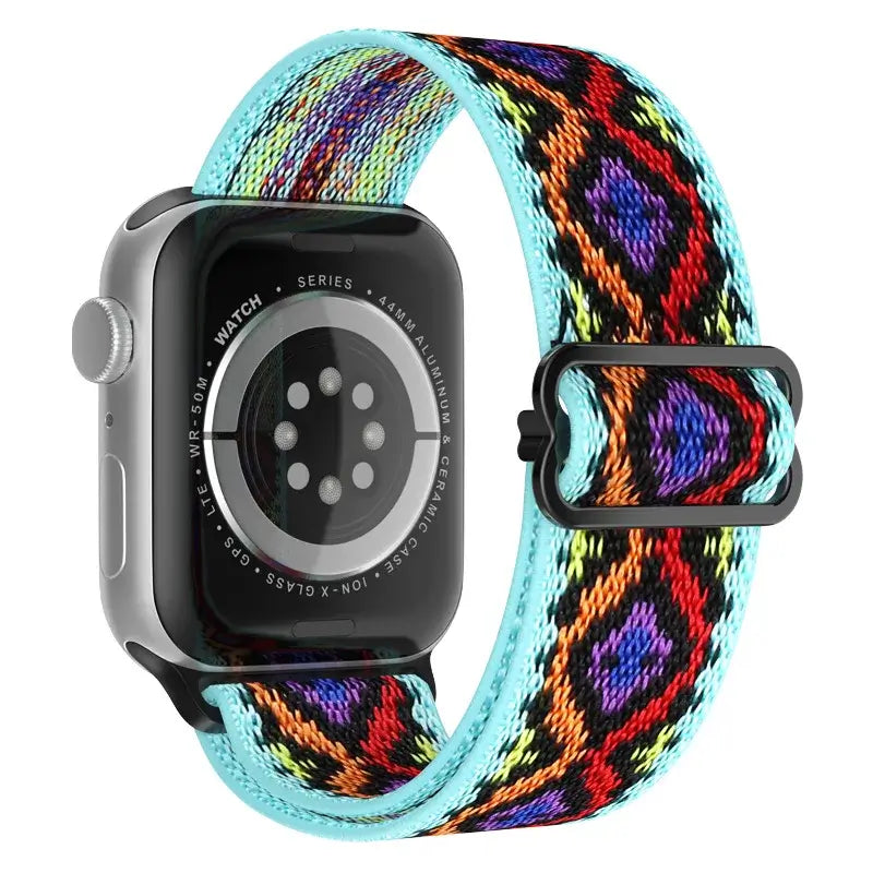 Elastisches Nylon-Smartwatch-Armband Austauschbar Komfortabel Langlebig Sportlich Aktiv | Sansoti