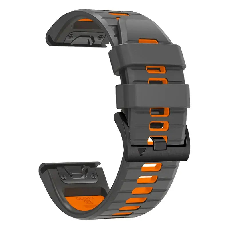 Silikon-Smartwatch-Armband mit Schnellwechsel, 22 mm, 26 mm, sportlich, komfortabel, für den täglichen aktiven Gebrauch | Sansoti
