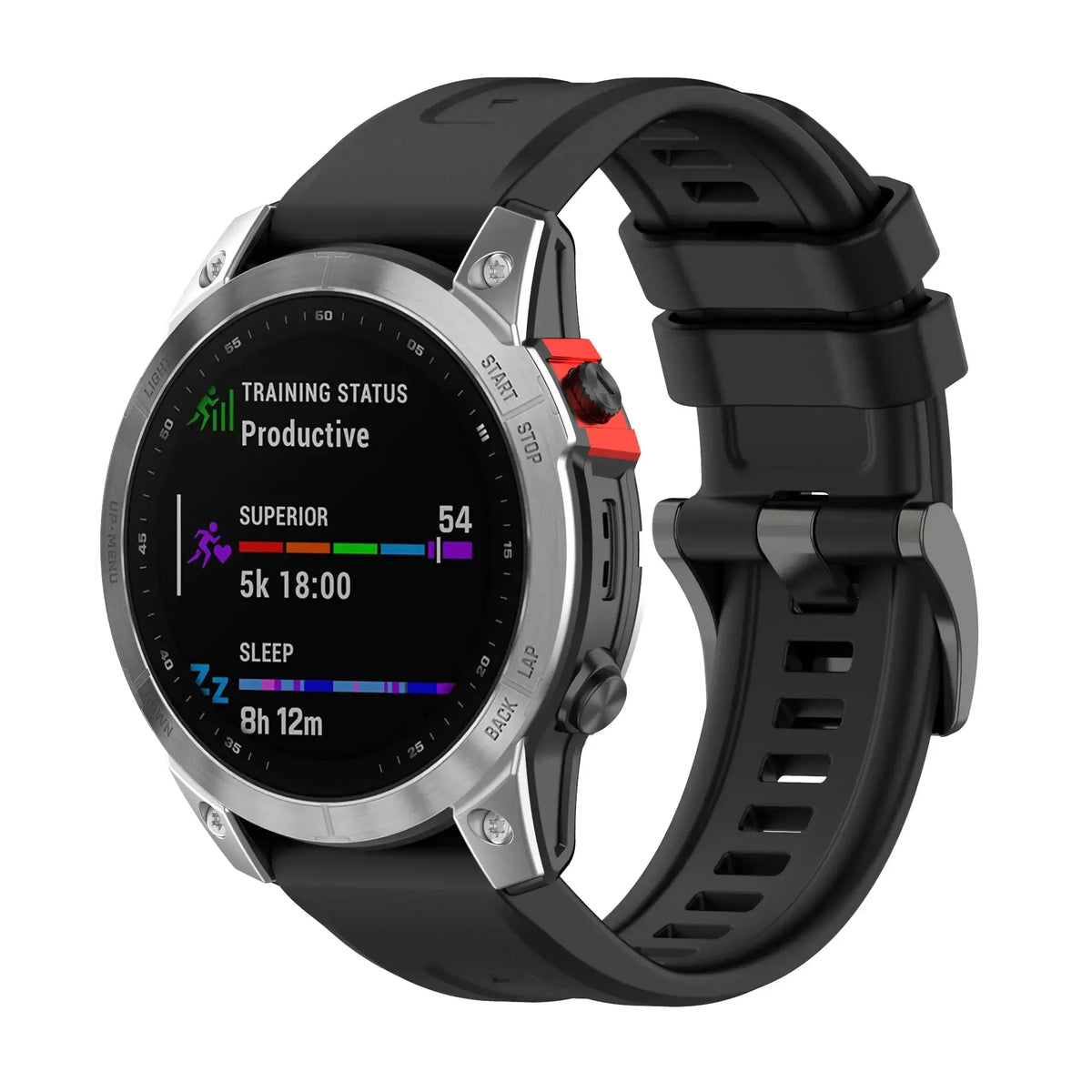 Siliconen Smartwatch Band 20mm 22mm 26mm Verstelbaar Sporthorloge Polsband Vervangingsbandje Comfortabel | Sansoti