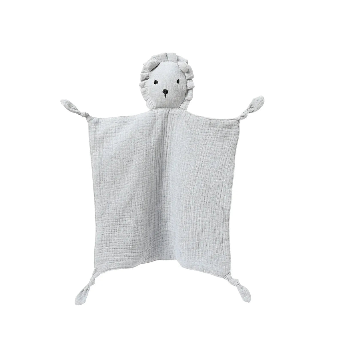 Katoenen Knuffeldoek met Dierkop voor Baby | Zachte Slaaphulp Pasgeborenen Kraamcadeau Troostdoekje Speelgoed | Sansoti