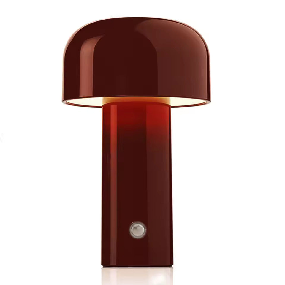 Pilz-Tischleuchte, LED, wiederaufladbar, Touch-Dimmung, Stimmungsleuchte, modernes Design, dekorative Beleuchtung, kabellos | Sansoti