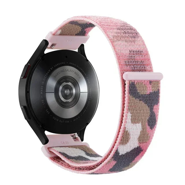 Verstellbares Nylon-Sportarmband für Smartwatches, 20 mm, 22 mm, atmungsaktives Armband, Sportuhr, leicht, Fitness | Sansoti