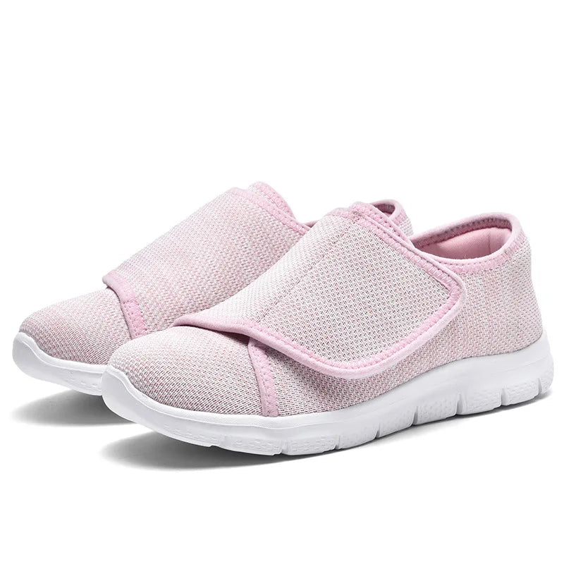 Orthopedische Wandelschoenen Microvezel met Klittenband Verstelbaar Comfort voor Dagelijks Gebruik Dames Heren | Sansoti
