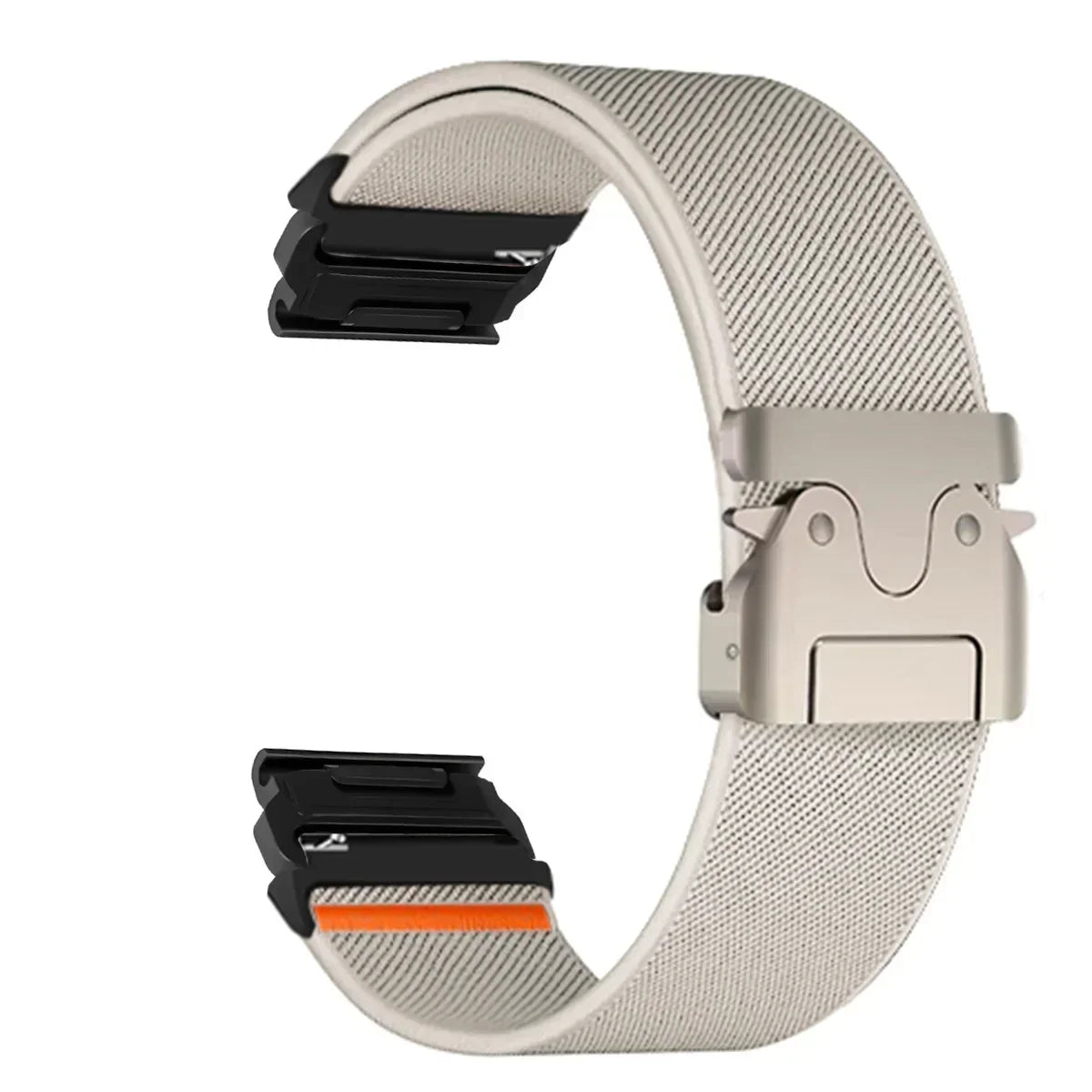 Nylon-Smartwatch-Armband 22–26 mm im Militärdesign, verstellbar, unisex, sportlich, universell kompatibel | Sansoti