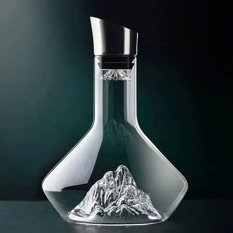 Carafe à vin en cristal sans plomb – carafe design 1500 ml avec aération optimale