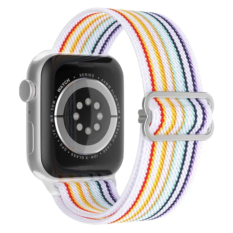 Elastisches Nylon-Smartwatch-Armband Austauschbar Komfortabel Langlebig Sportlich Aktiv | Sansoti