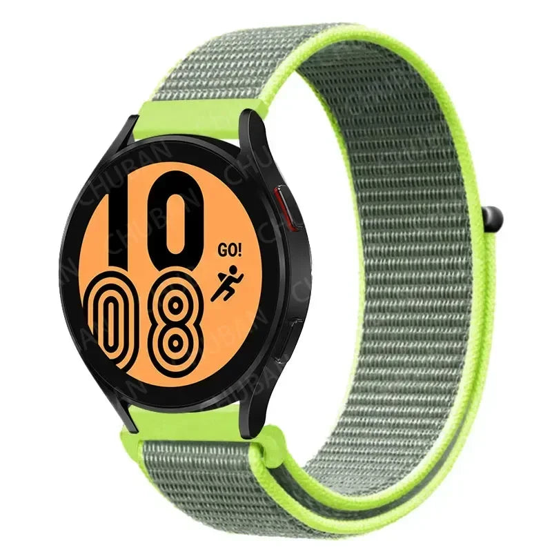 Nylonowy pasek sportowy do smartwatcha 20mm 22mm Oddychający Lekki Pasek typu Loop na nadgarstek Regulowany Trening Fitness | Sansoti