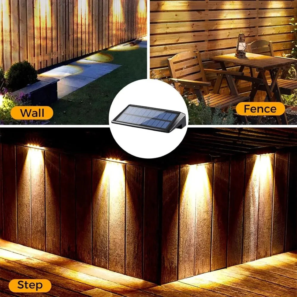 Zonne-energie Sfeerverlichting 2-Delige Set – Automatische Schemeringssensor Tuinverlichting voor Pad, Terras & Tuin | Sansoti
