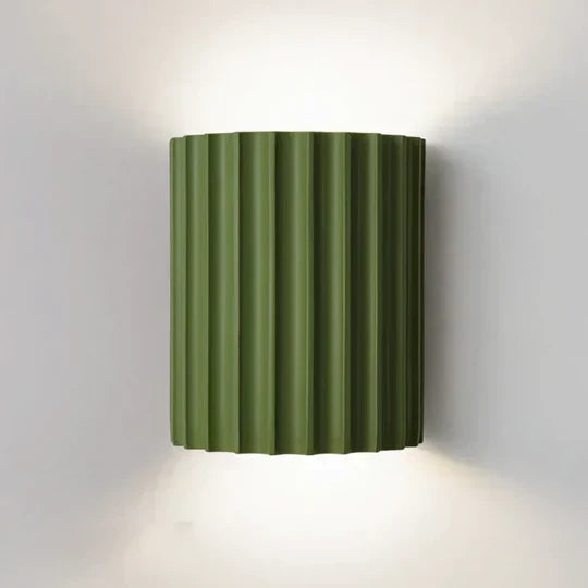 Moderne Wandlamp met Geribbeld Hars Design Sculptuurvorm Exclusieve Wandverlichting voor Woonkamer Slaapkamer Hal Kunstzinnige Wandlamp LED 7W | Sansoti