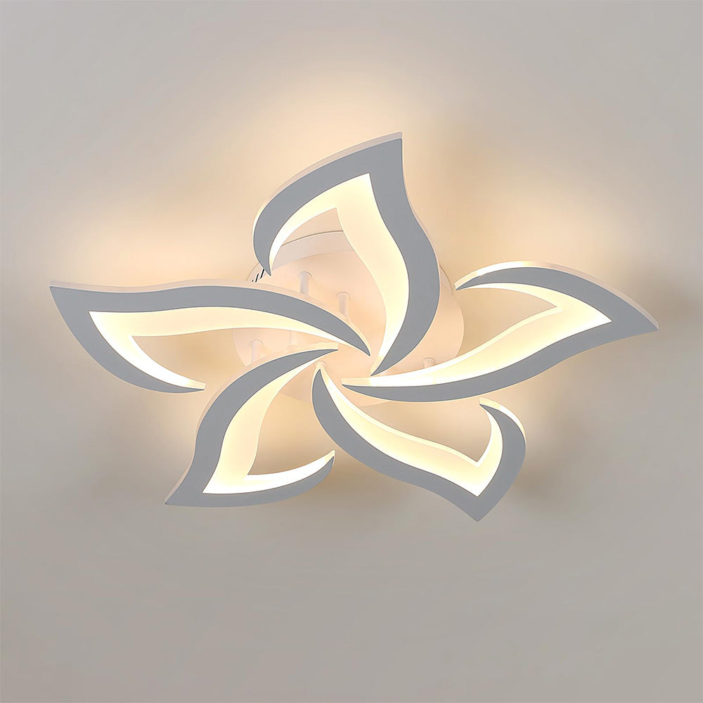 Lovela Flower Deckenleuchte LED 3200 Lumen Schwarz Wohnzimmer Schlafzimmer Design Deckenleuchte modern | Restfield