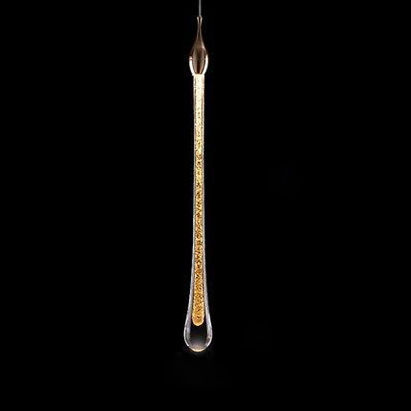 Glazen Hanglamp met Gouden Metalen Armatuur en Geïntegreerde LED-Verlichting – Scandinavisch Design voor Eetkamer, Woonkamer en Keuken | Sansoti