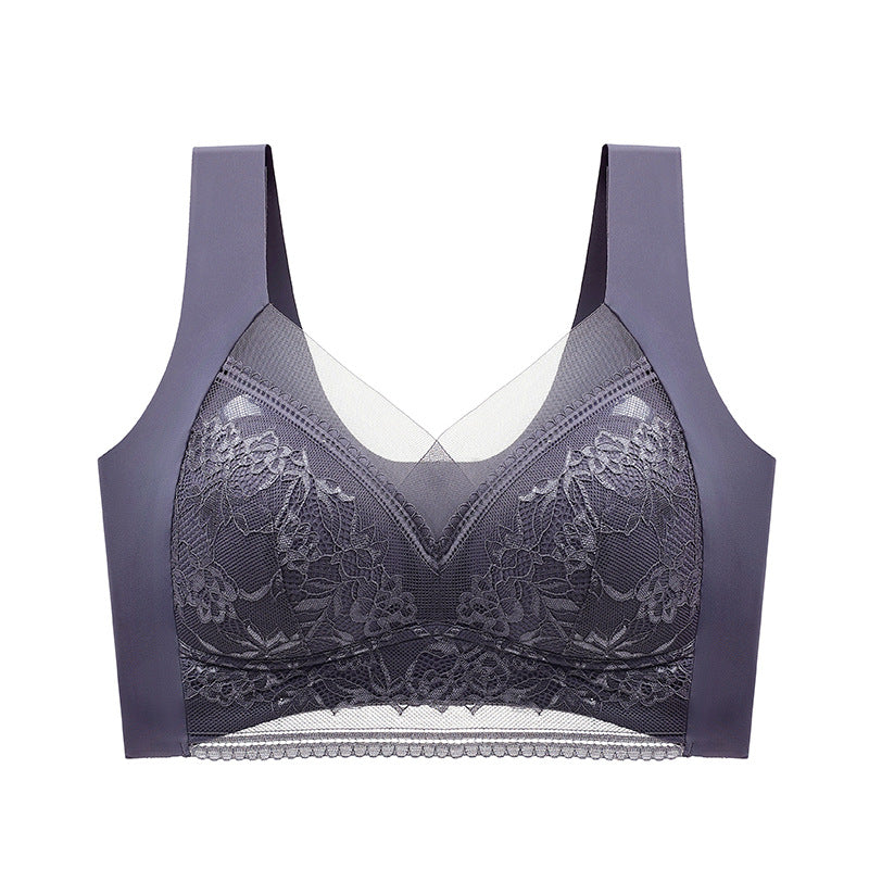 Push-up BH met Kant Draadloos Beugelloos Ondersteunend Comfortabel Ademend Stretch Dames Lingerie Elastisch | Sansoti