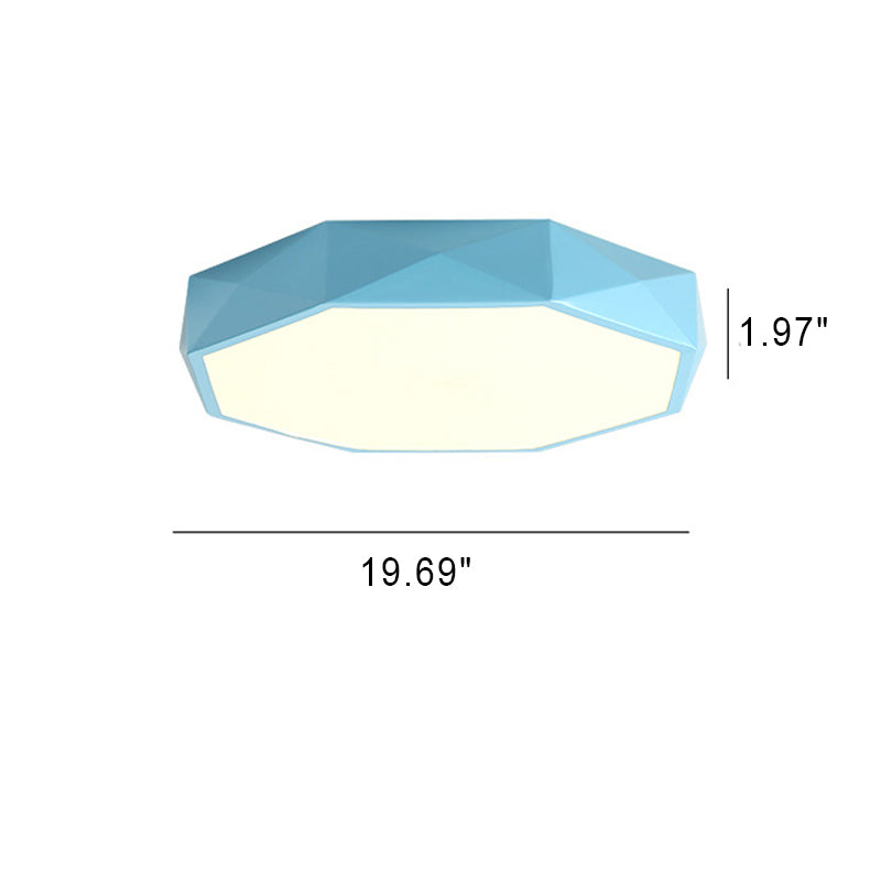 LED Plafondlamp Abstract Scandinavisch Design Warm Licht Acryl IJzer Flush Mount Gangen Woonkamers Slaapkamers | Sansoti