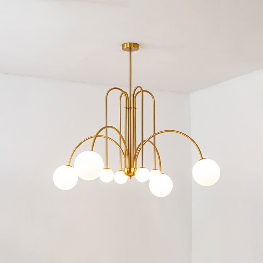 Hanglamp Zwaluwen Metaal Glas Zwart Goud Roze G9 LED Woonkamer Slaapkamer Decoratief | Sansoti