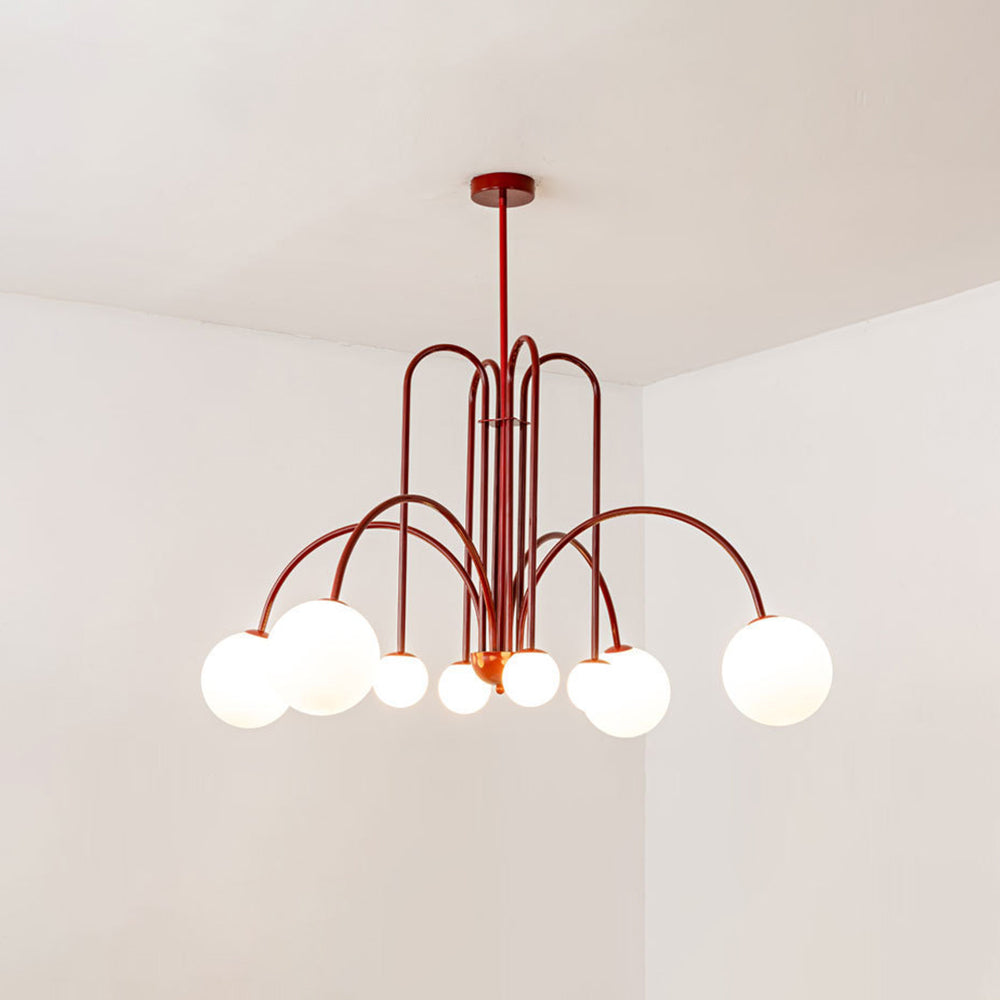 Hanglamp Zwaluwen Metaal Glas Zwart Goud Roze G9 LED Woonkamer Slaapkamer Decoratief | Sansoti