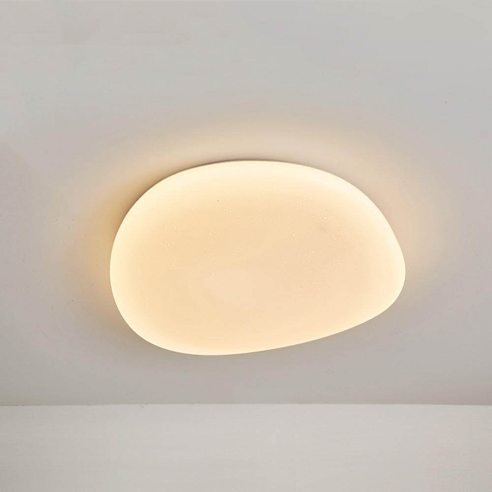 LED-Deckenleuchte in organischer Kieselsteinform aus Metall, Weißlicht, 3 Lichtmodi, Wohnzimmer, Schlafzimmer, Esszimmer | Sansoti