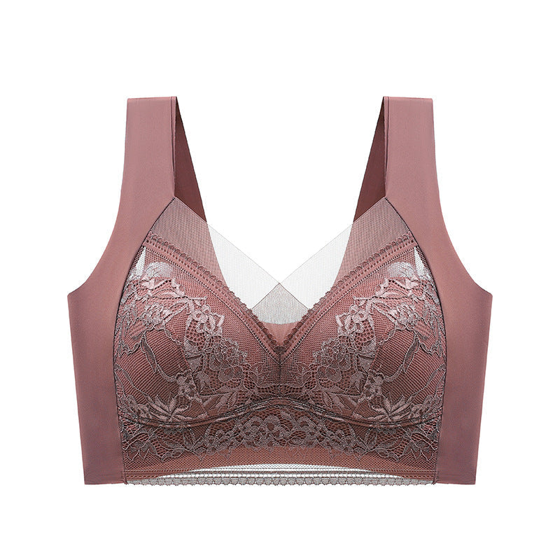 Push-up BH met Kant Draadloos Beugelloos Ondersteunend Comfortabel Ademend Stretch Dames Lingerie Elastisch | Sansoti