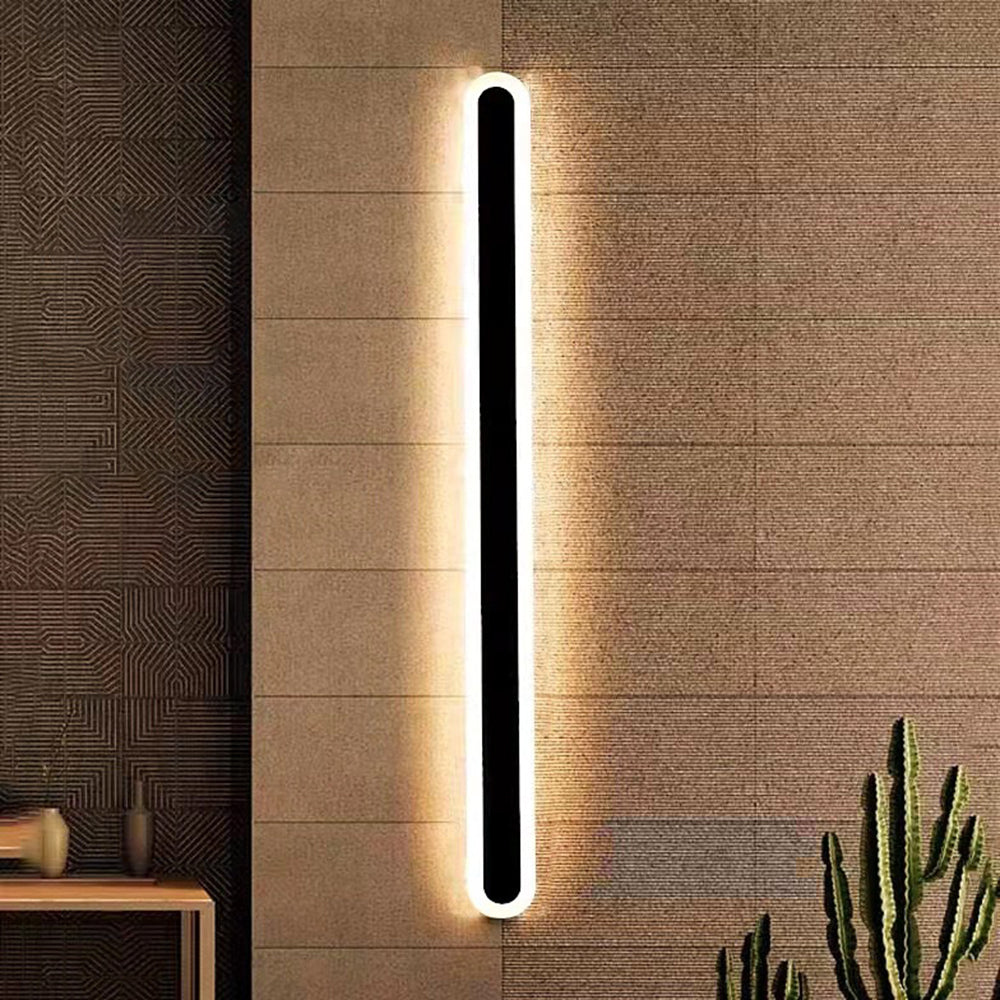 Oval Wall Light IP65 Waterproof LED Outdoor Lighting Metal Acrylic for Garden Facade Terrace Balcony Veranda | Sansoti