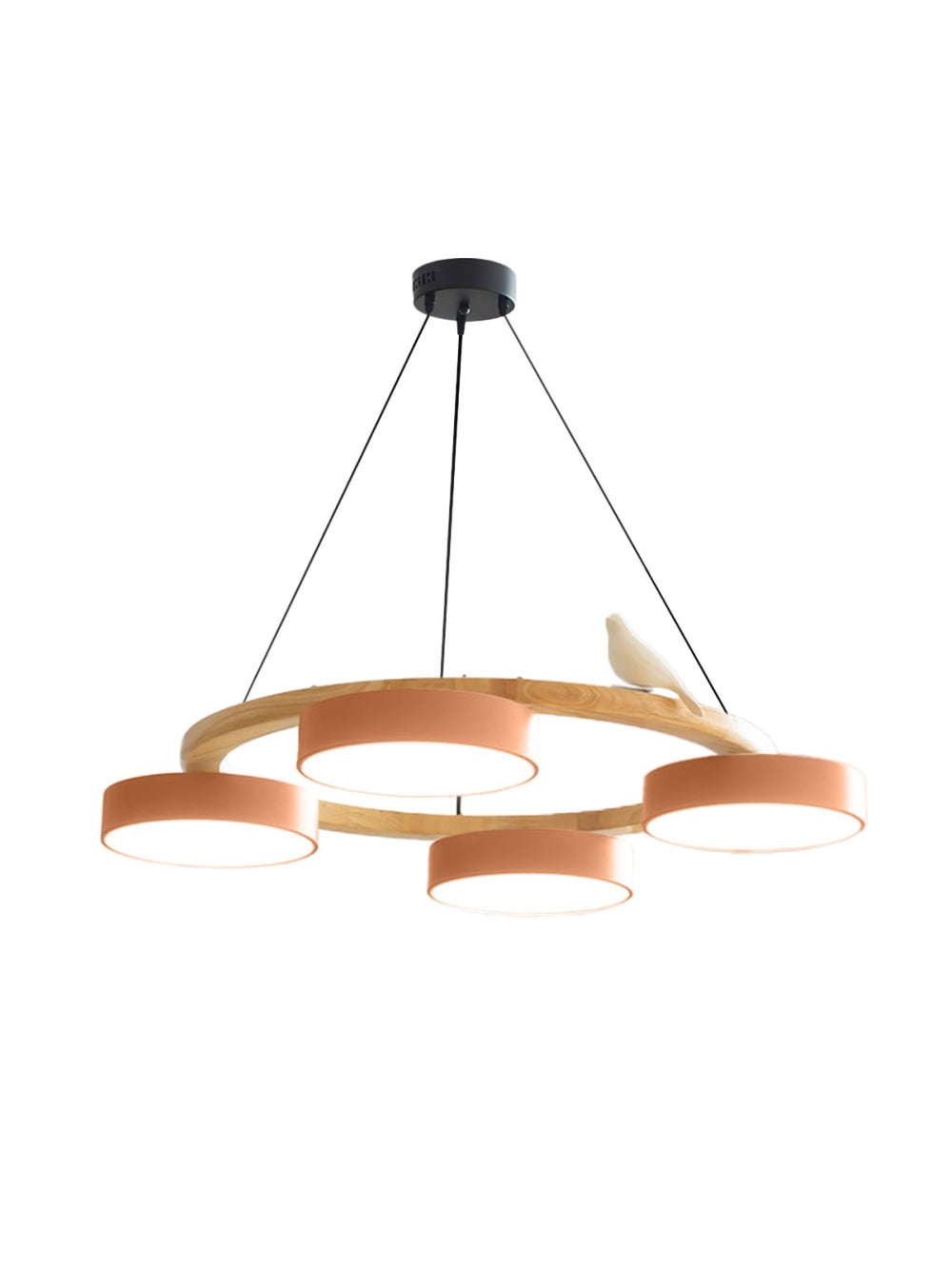 Decoratieve Vogelkroonluchter met Gekleurde Cirkels voor Eetkamer en Woonkamer | Sansoti