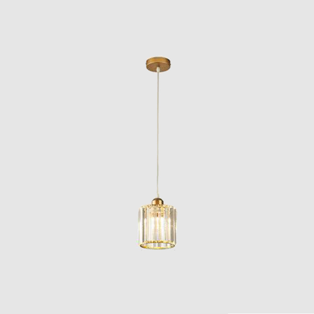 Hanglamp Glas Metaal Verstelbaar Cilindervorm Modern Design Woonkamer Eetkamer Slaapkamer Hangverlichting | Sansoti