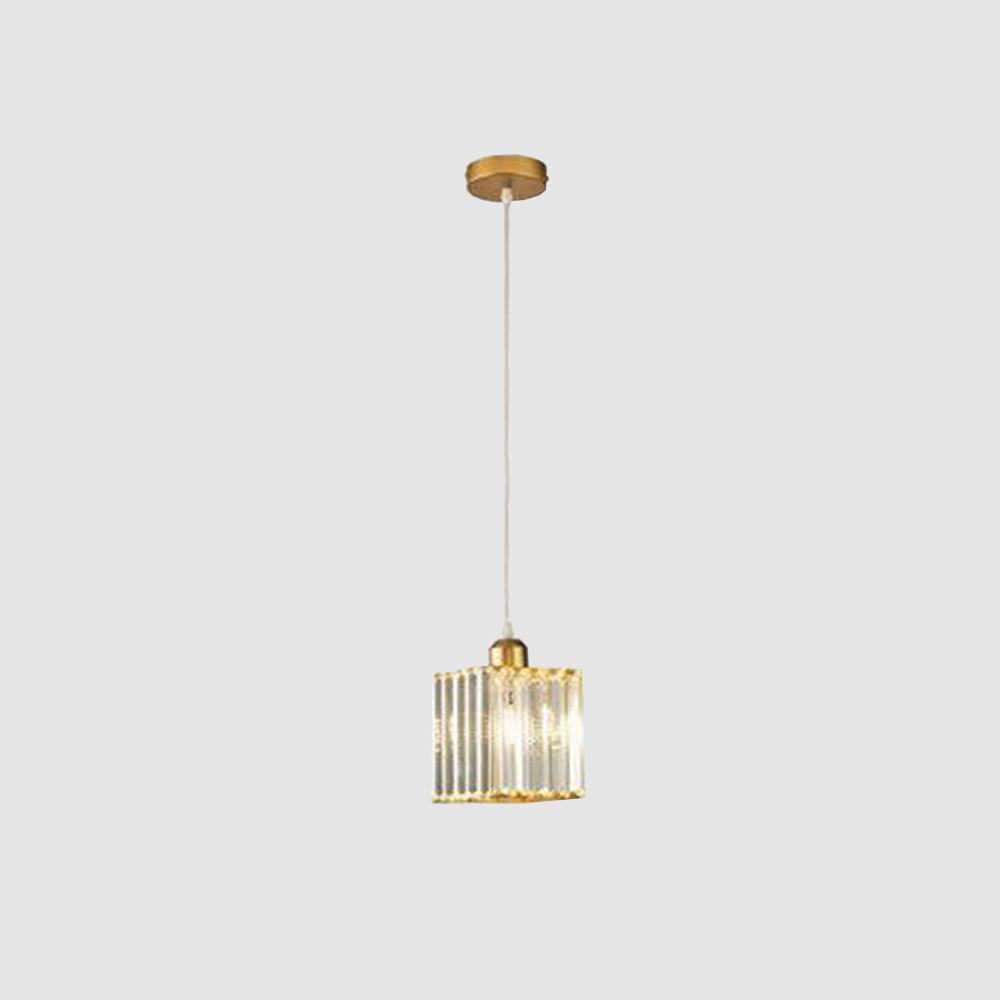 Hanglamp Glas Metaal Verstelbaar Cilindervorm Modern Design Woonkamer Eetkamer Slaapkamer Hangverlichting | Sansoti