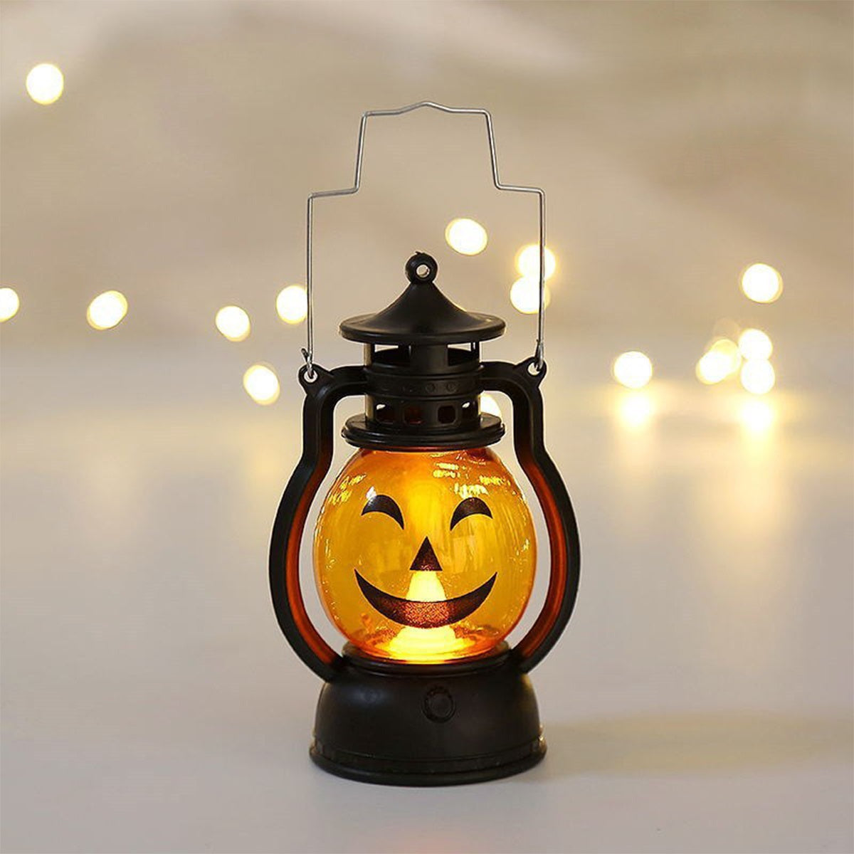 Halloween Ghost Lantern with LED Lighting Pumpkin Ghost Design Festive Mood Lighting Decoration | Sansoti
