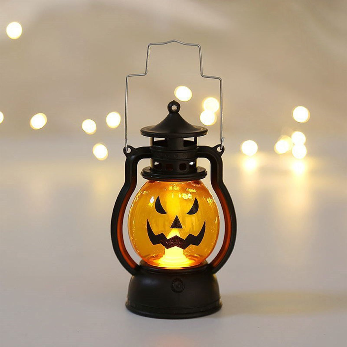 Halloween Ghost Lantern with LED Lighting Pumpkin Ghost Design Festive Mood Lighting Decoration | Sansoti