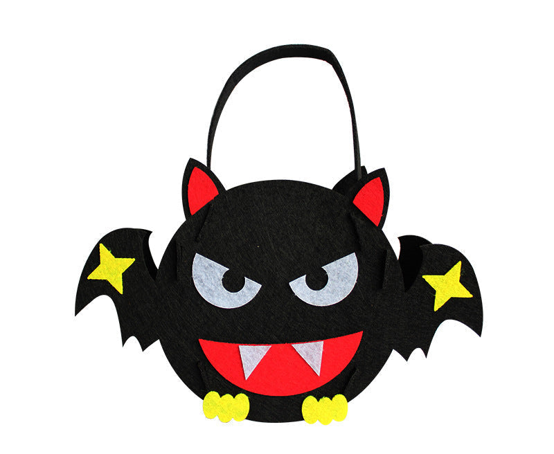 Vilt Knutselset Halloween Tas Pompoen Decoratie Kinderen Creatief Doe-het-zelf Handwerk Feest Activiteit | Sansoti